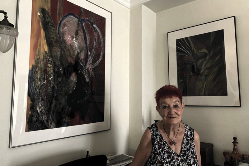 Pepa Caselles, artista octogenria: pintar em dona la vida