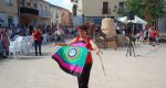 Intervencions plstiques a la plaa del Castell ambienten la commemoraci del 9 dOctubre a Els Poblets