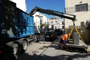 Restauraci del contenidors soterrats del carrer Bilbao de Benissa