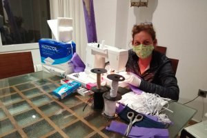 Manos Unidas de Pego hace un llamamiento a los que sepan coser para confeccionar mascarillas para la Residencia de Ancianos y el Centro de Salud 