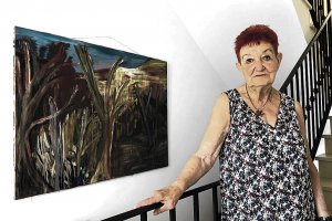 Pepa Caselles, artista octogenria: pintar em dona la vida