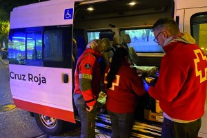 El operativo especial de la Cruz Roja de Dnia por la ola de fro ha atendido a 21 personas