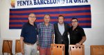 La Penya Barcelonista de Gata guardona al futbolista Jaume Devesa i a latleta Alvan Salv en el dinar de socis