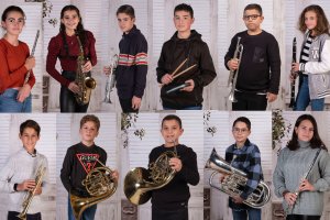 La banda del Verger presenta els seus onze nous membres dins la Festa de la Msica