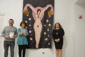 La mostra Respet-art de Carmen S. Ruano enceta lagenda del 25N a Els Poblets