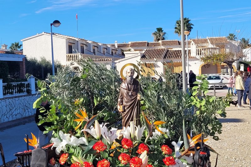 Sant Antoni retorna a lAlmadrava per a conservar la tradici immemorial a Els Poblets