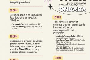 Jornades sobre diversitat afectiu sexual i de gnere de la MASSMA el 5 de juliol a Ondara