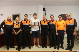 Homenatge als voluntaris de Protecci Civil de Benitatxell