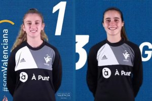 Ftbol Femenino: Las vergerinas Gemma y Claudia, el futuro que se hace presente en las porteras de las selecciones valencianas inferiores