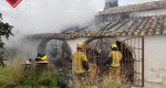 Incendio en una casa de Benissa donde se acumulaban neumticos 
