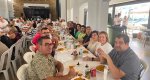 Visita turstica, monlogo, baile, almuerzo de hermandad, zumba y festival de bandas amenizan el Encontre de la Gent Gran del Baix Girona 2022
