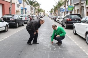 Ondara: La reparacin del bulevar sustituir el adoqun por asfalto impreso