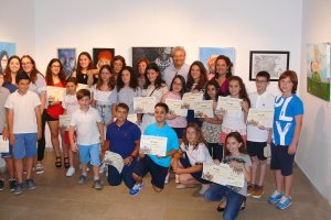 Exposici dels alumnes de l'Escola de Pintura Mediterrnia a Xbia