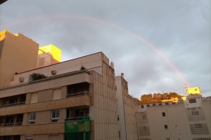 Un arcoiris para despertarse este domingo