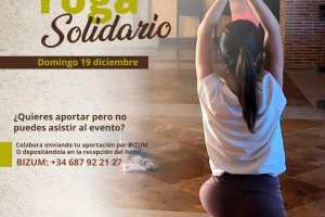 Yoga solidario este domingo en el Hotel Les Rotes de Dnia