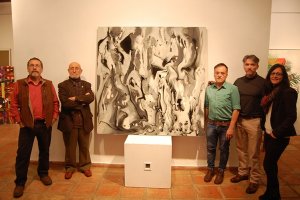 Ximo Real gana el certamen de pintura contempornea Vila de Pego con Anomia
