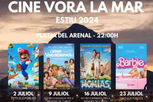 Nueva edicin de Cine Vora la Mar en Xbia a partir del 2 de julio