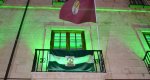 Iluminacin verde en el Ayuntamiento de Dnia para conmemorar el Da de Andaluca 