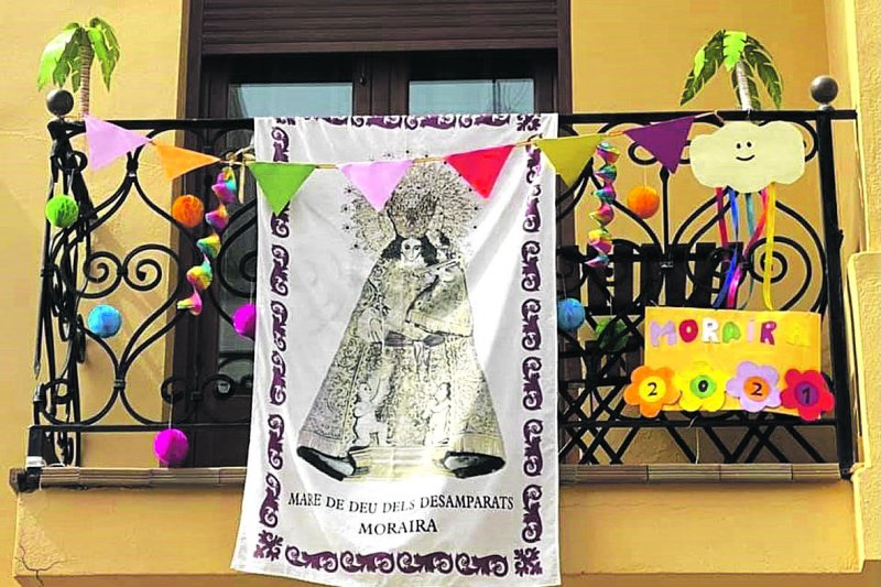 Concurso de decoracin de balcones para vivir las no fiestas patronales de Moraira