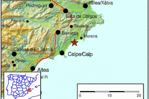 Otro terremoto afecta a Teulada con magnitud 3 y se deja sentir en otras localidades