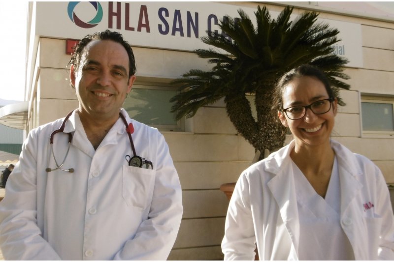 El Hospital HLA San Carlos de Denia refuerza el equipo medicina interna con dos incorporaciones