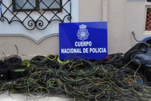 Detenidos dos hermanos por robar 900 kilos de cable en Els Poblets