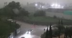 El temporal provoca inundaciones en calles y caminos de la Marina Alta