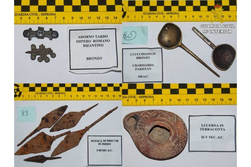 La Guardia Civil detecta una subasta irregular de piezas arqueolgicas en Dnia 
