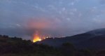 Los medios areos se reincorporan a las tareas de extincin de los incendios de Vall de Gallinera y Castell de Castells 