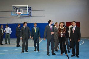 La consellera de Deportes inaugura las obras de ampliacin del polideportivo de Benissa