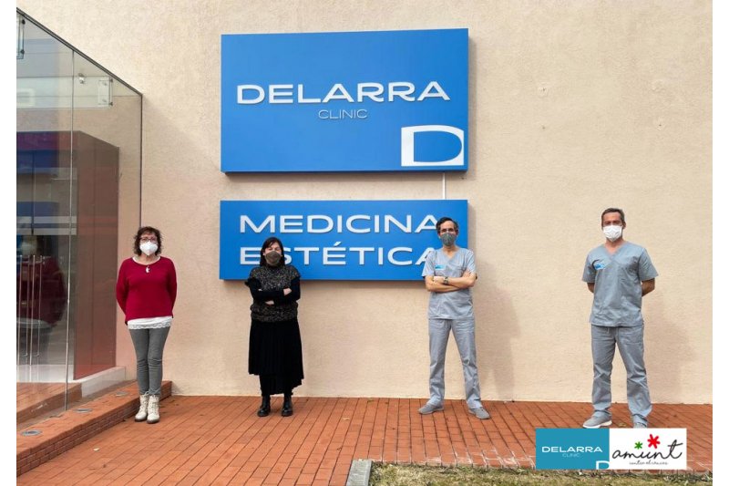 Delarra Clinic ofrece ayuda mdico-esttica gratuita a los asociados de Amunt Contra el Cncer