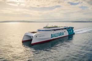 Baleria incorporar a la ruta Dnia-Ibiza-Palma el primer fast ferry del mundo con motores a gas natural