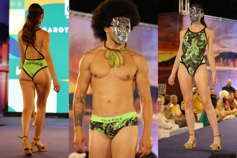 Los bikinis made in Pedreguer triunfanen su estreno sobre la pasarela Mediterranean Fashion Beach de Benidorm