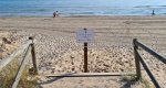 Dnia cierra un acceso a la playa de Les Deveses por el peligro de cadas 
