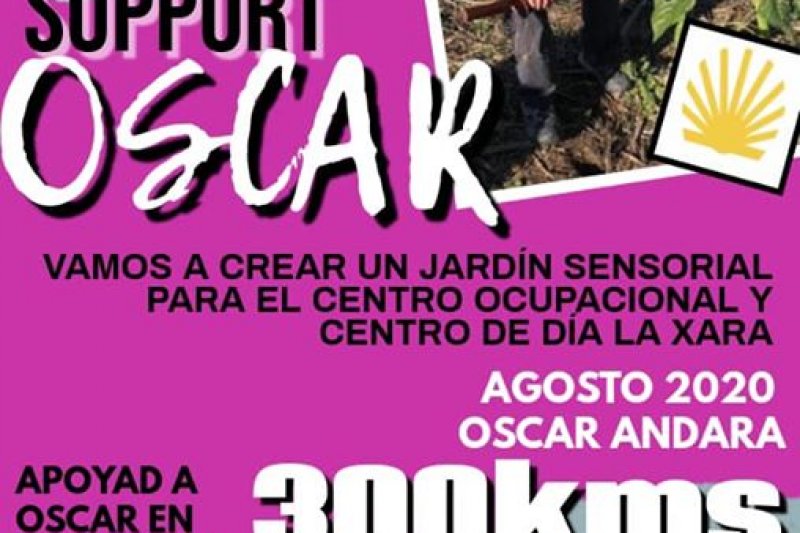 Un nio de 11 aos est recorriendo el Camino de Santiago para ayudar al Centro Ocupacional de La Xara