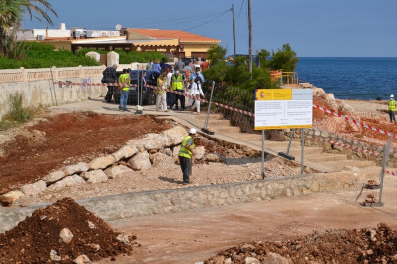 Las obras de reparacin del litoral en Dnia estarn terminadas el 1 de julio