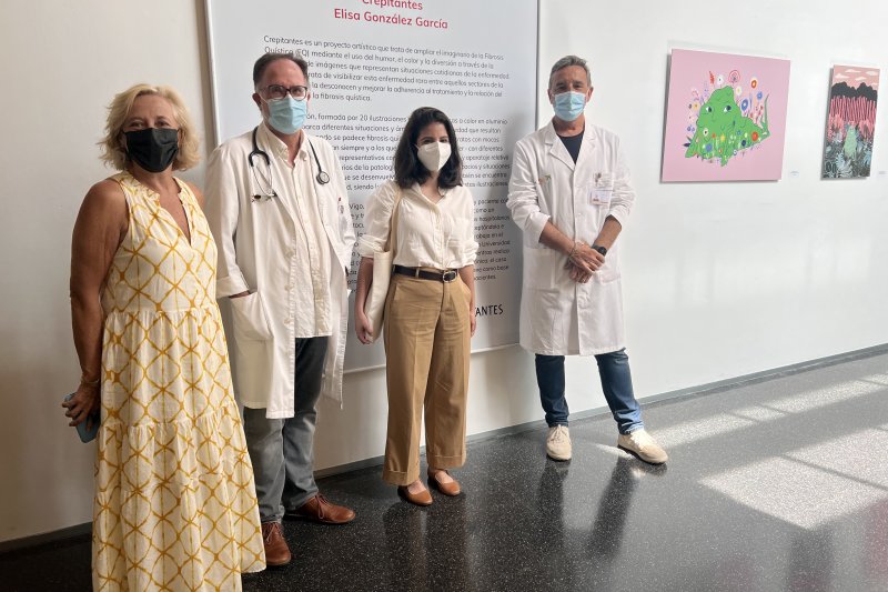 El Hospital de Dnia presenta una exposicin sobre la fibrosis qustica
