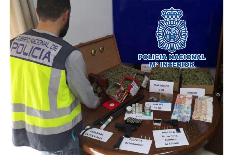 La Polica Nacional desarticula un punto de venta de drogas en Dnia