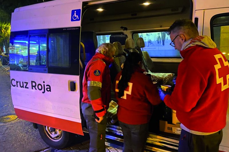 El operativo especial de la Cruz Roja de Dnia por la ola de fro ha atendido a 21 personas