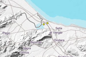 Pequeños temblores de tierra en El Verger y Els Poblets 