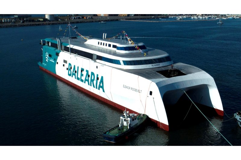 Baleria incorporar en marzo a su flota el primer fast ferry del mundo con motores duales a gas