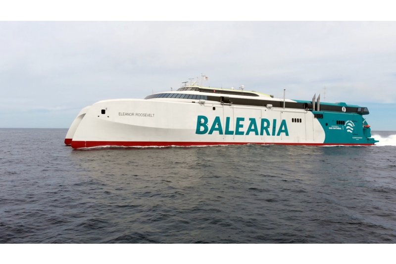 Baleria empezar a operar el 1 de mayo con el fast ferry ms innovador y sostenible del Mediterrneo