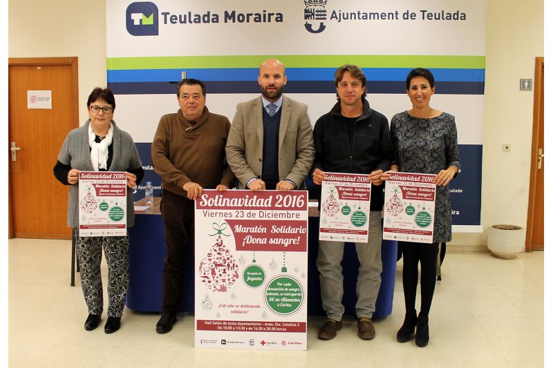 Marat solidria amb donaci de sang i arreplegada de joguets a Teulada