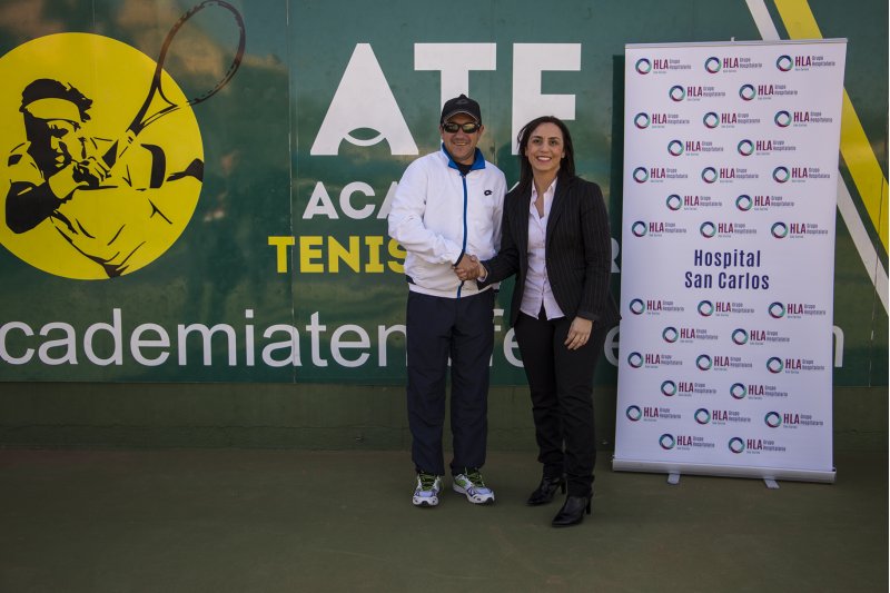 Hospital HLA San Carlos renueva el acuerdo con la Ferrer Tenis Academy
