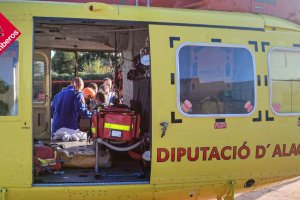 Una mujer ha sido rescatada en la Vall de Laguar tras desmayarse