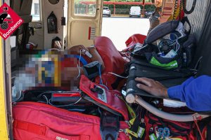 Un hombre sufre traumatismo craneoencefálico tras caer desde una altura de tres metros en el Poble Nou de Benitatxell 