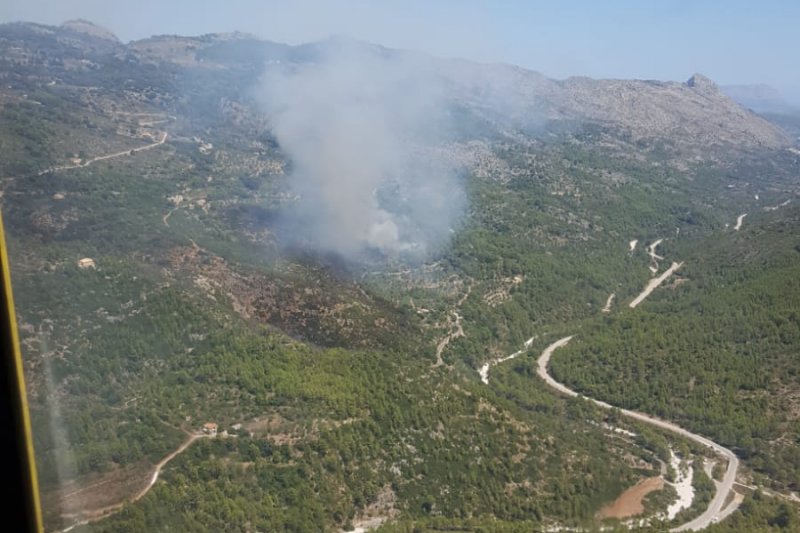 El incendio de Vall de Laguar est estabilizado