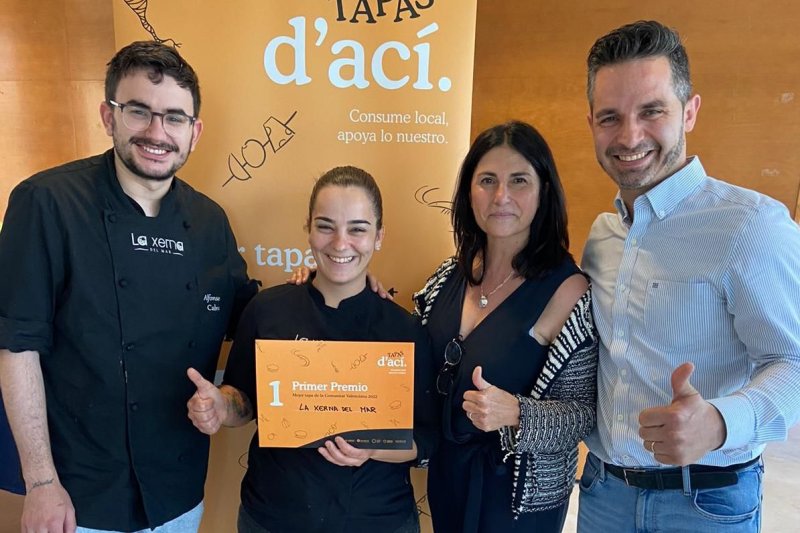 El restaurante La Xerna del Mar, de Dnia, gana el concurso a la Mejor Tapa de la Comunitat  Valenciana