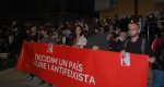 Cientos de personas se concentran contra las penas solicitadas por la Fiscala para los antifascistas del altercado con los ultras en Pego