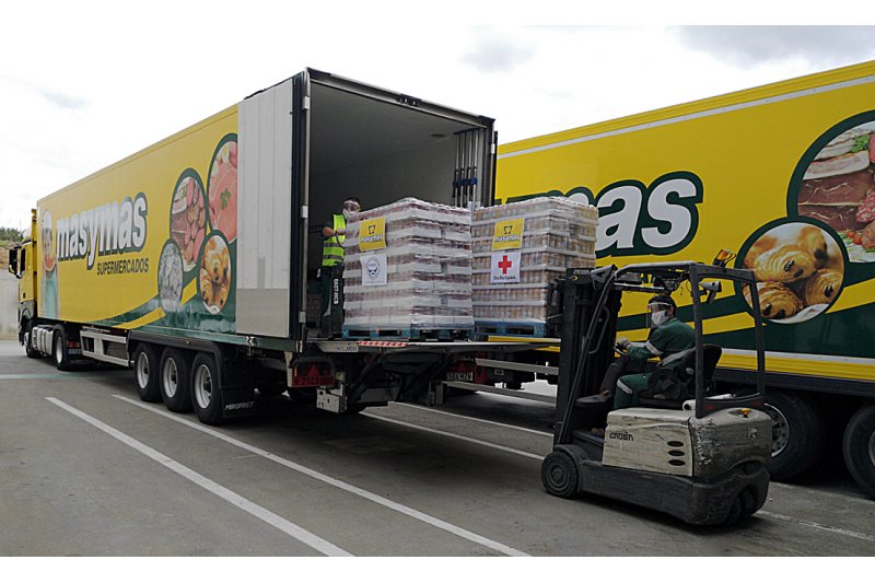 Supermercados masymas distribuye 20 toneladas de alimentos para primera necesidad en toda la Comunitat Valenciana